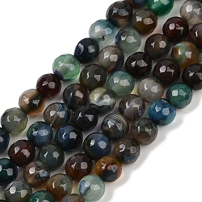 Natural Agate Beads Strands G-C082-A01-24-1