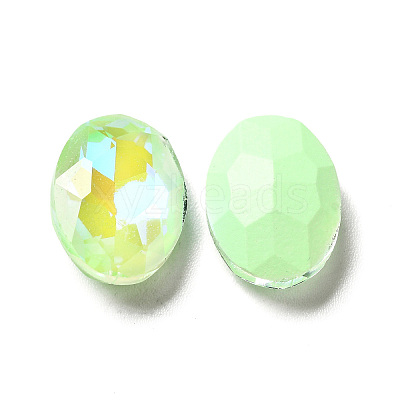 Mocha Fluorescent Style Glass Rhinestone Cabochons GGLA-M005-01A-214MK-1