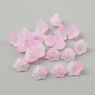 Handmade Lampwork Bead Caps LAMP-WH0005-03D-1