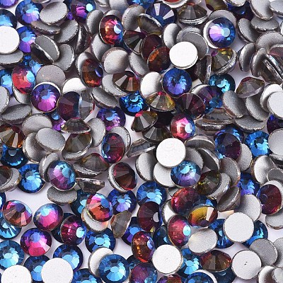 Glass Flat Back Rhinestone RGLA-C002-SS16-568-1