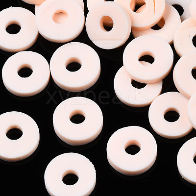 Handmade Polymer Clay Beads CLAY-R067-4.0mm-B48-1