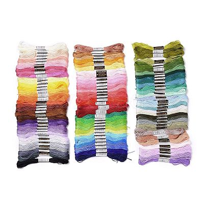 100 Skeins 100 Colors 6-Ply Polyester Embroidery Floss X1-OCOR-G010-03-1