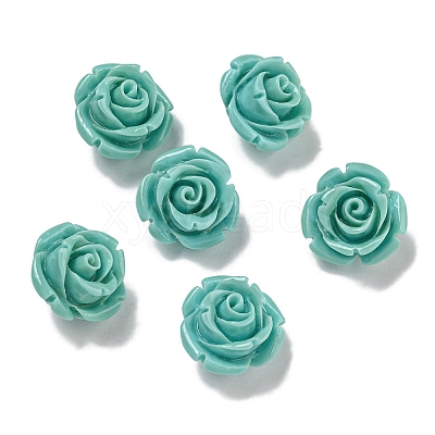 Synthetic Coral Dyed Carved Beads SHEL-I001-05D-01-1