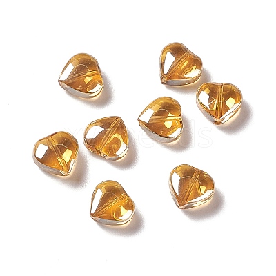 Electroplate Glass Bead EGLA-H102-08M-1