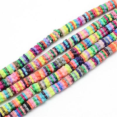 Polymer Clay Bead Strands CLAY-T001-A06-1