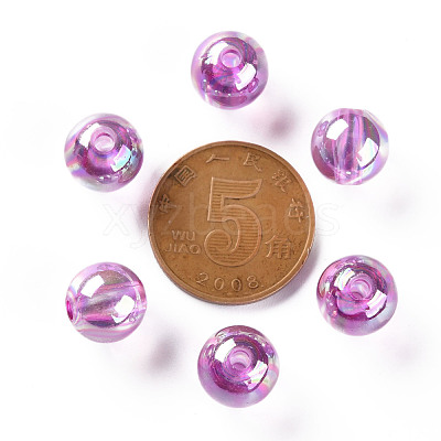 Transparent Acrylic Beads MACR-S370-B10mm-740-1