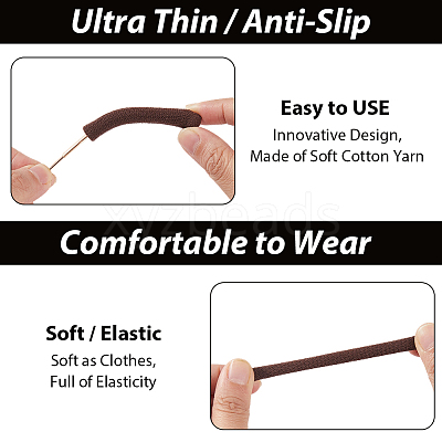 Polyester Eyeglasses Ear Grip AJEW-CN0006-74C-1