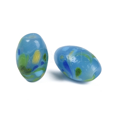 Opaque Handmade Lampwork Beads BLOW-D006-05F-1