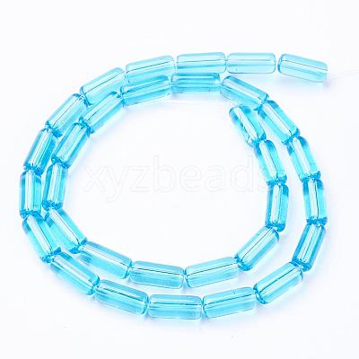 Transparent Glass Beads Strands GLAA-GST-M-1
