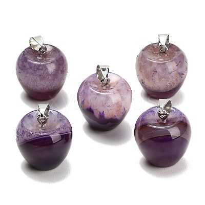 Teachers' Day Natural Agate Pendants GG-K002-14C-1