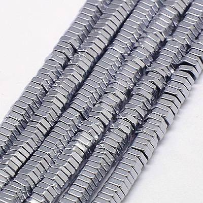 Electroplate Non-magnetic Synthetic Hematite Beads Strands G-J165-2mm-08-1