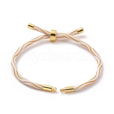 Nylon Cord Silder Bracelets MAK-C003-03G-09-1