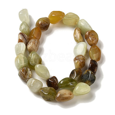 Natural Xiuyan Jade Beads Strands G-B078-D19-04-1