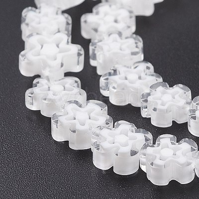 Handmade Millefiori Glass Bead Strands X-LAMP-J035-8mm-42-1