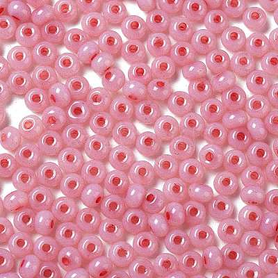 Imitation Jade 3/0 Glass Seed Beads SEED-Z001-A-A12-1