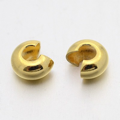 Iron Crimp Beads Covers X-IFIN-X0031-3mm-1