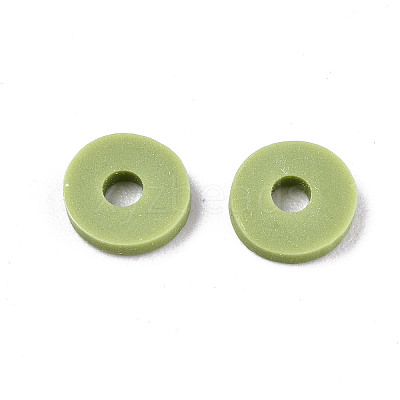 Handmade Polymer Clay Beads LS-CLAY-Q251-4.0mm-49-1
