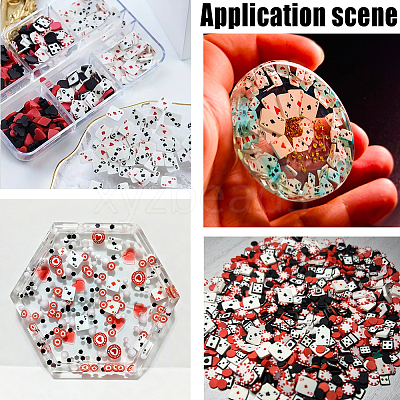 Handmade Polymer Clay Cabochons CLAY-SC0002-99B-1