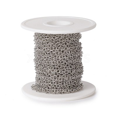 Tarnish Resistant 304 Stainless Steel Rolo Chains CHS-E016-02E-P-1