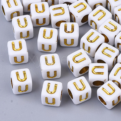 Plating Acrylic Beads SACR-S297-09U-1