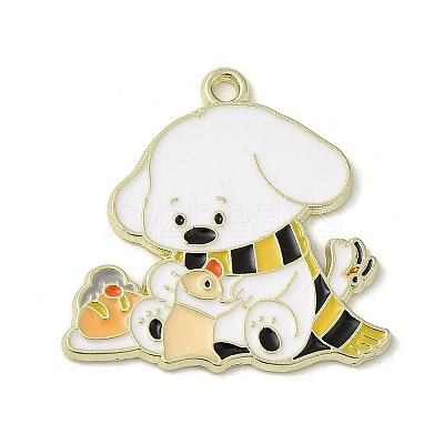 Alloy Enamel Pendants ENAM-M218-01D-G-1