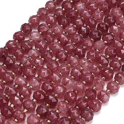 Dyed Imitation Jade Glass Beads Strands GL-Z001-02B-07-1