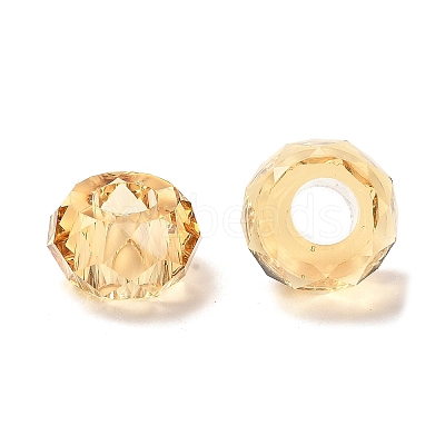 Transparent Resin European Beads RESI-B020-05H-1