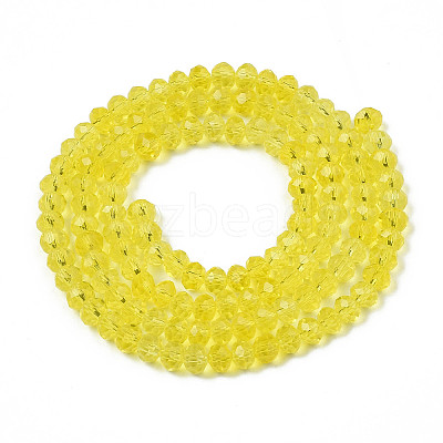Electroplate Glass Beads Strands EGLA-A044-T6mm-A29-1