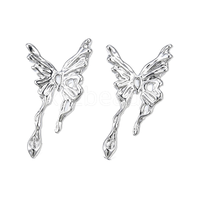 Brass Stud Earring Findings KK-N232-429P-A-1