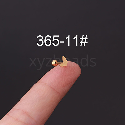 316L Surgical Stainless Steel Cartilage Earrings WG35966-11-1