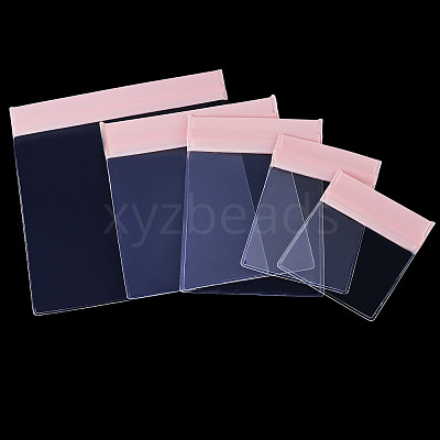 45Pcs 5 Styles Transparent EVA Jewelry Resealable Bags ABAG-TA0002-30-1