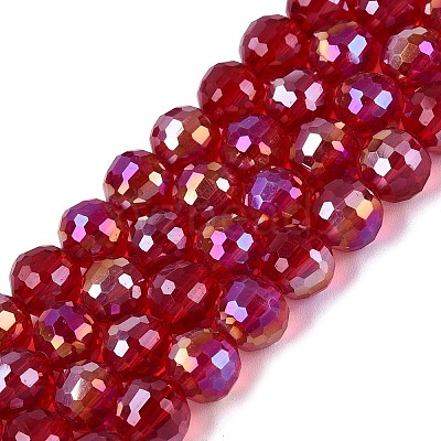 Transparent Glass Beads Strands GLAA-Q107-02A-05-1