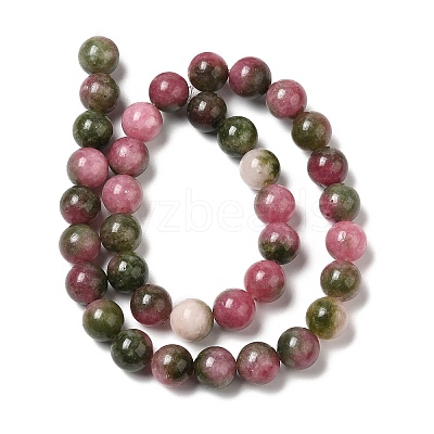 Natural Dyed White Jade Beads Strands G-M402-C04-1