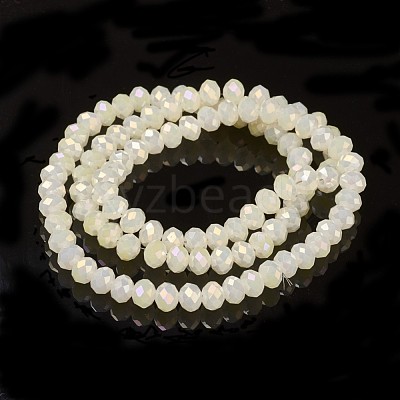 Electroplate Glass Beads Strands EGLA-A034-J2mm-T07-1