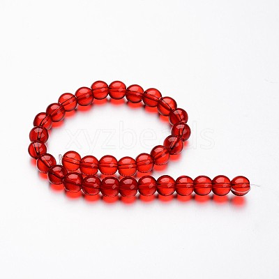 Glass Round Bead Strands GLAA-I028-4mm-06-1