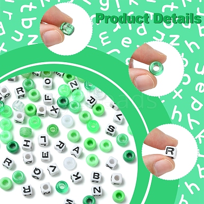 Transparent & Opaque Acrylic Beads KY-FS0001-26B-1