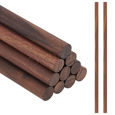 Waxed Round Wooden Sticks WOOD-OC0004-42C-1