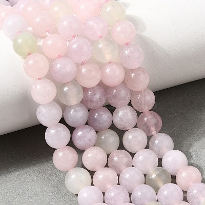 Natural New Jade & Rose Quartz & Dyed White Jade Beads Strands GG-CBA3BF1-A01-8mm-1