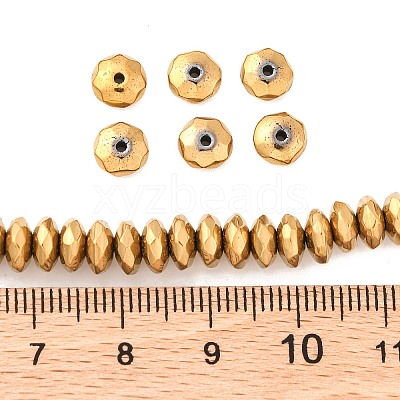 Electroplate Non-magnetic Synthetic Hematite Beads Strands X-G-J160-D-02-1