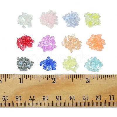 48G 12 Colors Transparent Electroplate Crushed Glass Craft GLAA-FS0001-65-1
