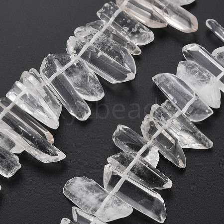 Natural Quartz Crystal Beads Strands G-R435-09F-1