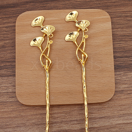 Flower Alloy Hair Sticks PW-WG66787-02-1