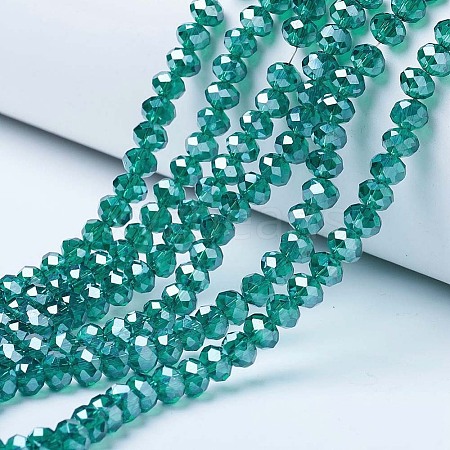 Electroplate Glass Beads Strands LS-EGLA-A034-T8mm-A18-1