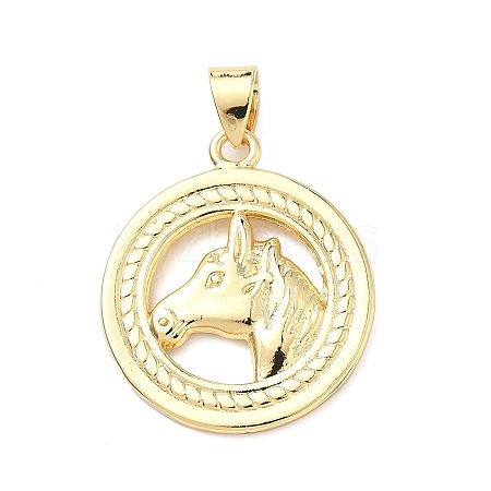 Brass Pendants KK-H539-19G-G-1