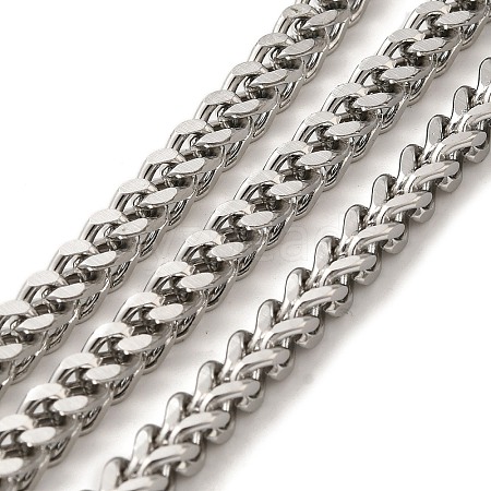 304 Stainless Steel Curb Chains CHS-C013-01D-P-1