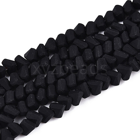 Frosted Opaque Glass Beads X1-GLAA-N017-4mm-01-1
