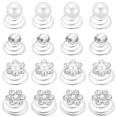 Spiral Hair Pin Coil Iron Hair Accessories OHAR-SP0001-12A-1