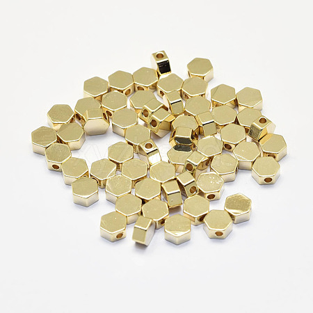 Long-Lasting Plated Brass Beads X-KK-K193-055G-NF-1