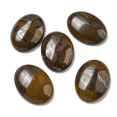 Natural Tiger Iron Cabochons G-C115-01B-28-1