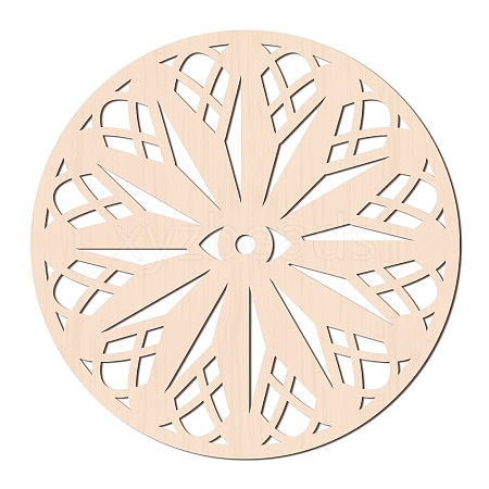 Laser Cut Wooden Wall Sculpture WOOD-WH0105-075-1